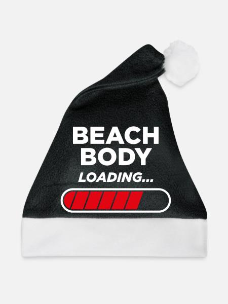 Strandkörper Laden - Weihnachtsmütze - Schwarz/Weiß