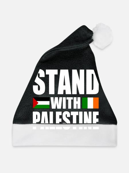 Stand with palestine - Weihnachtsmütze - Schwarz/Weiß