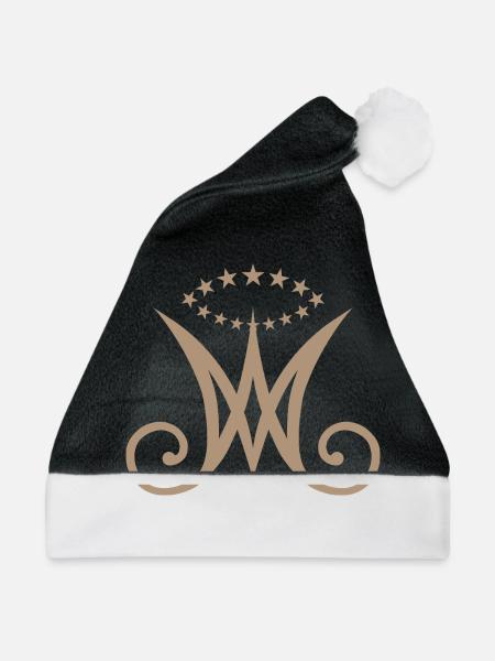 Auspizie Maria - Weihnachtsmütze - Schwarz/Weiß