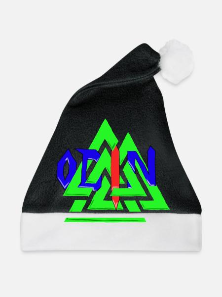 Odin - Weihnachtsmütze - Schwarz/Weiß