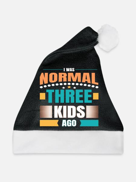Mumie - Weihnachtsmütze - Schwarz/Weiß - Vorne