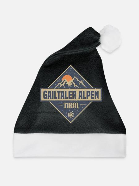 gailtaler alpen - Weihnachtsmütze - Schwarz/Weiß