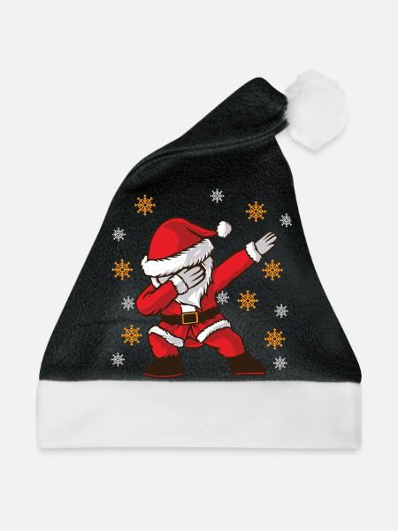 Cooler Weihnachtsmann - Weihnachtsmütze - Schwarz/Weiß