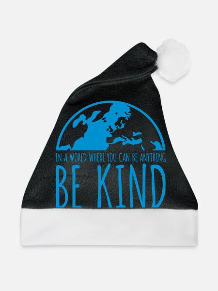 you can be kind - Weihnachtsmütze - Schwarz/Weiß