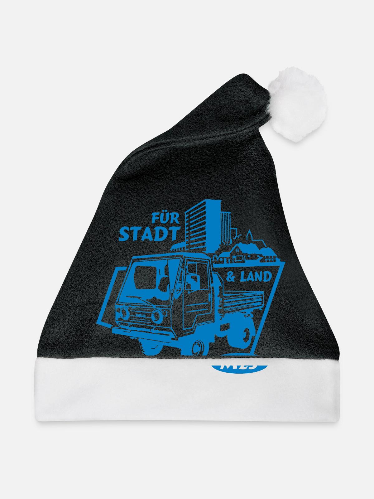Multicar M25 - Weihnachtsmütze - Schwarz/Weiß - Vorne