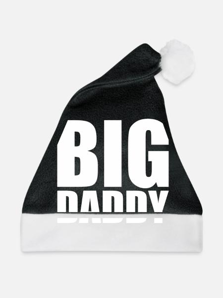 Big daddy - Weihnachtsmütze - Schwarz/Weiß - Vorne