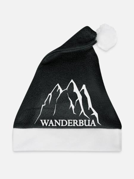 Wanderbua - (W) - Weihnachtsmütze - Schwarz/Weiß