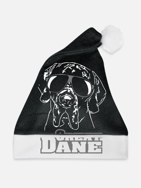GREAT DANE cool - Weihnachtsmütze - Schwarz/Weiß
