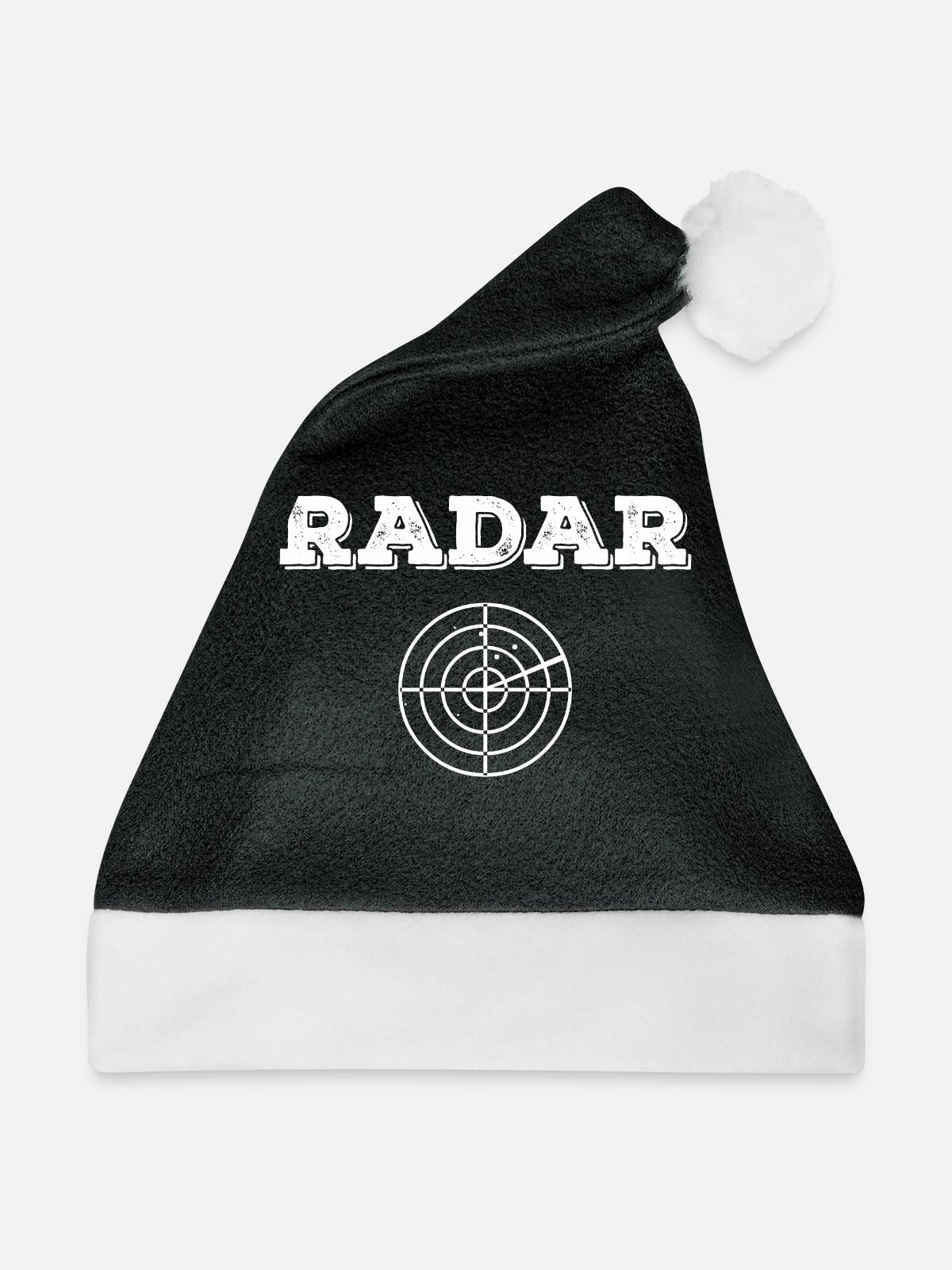 RADAR - Weihnachtsmütze - Schwarz/Weiß - Vorne