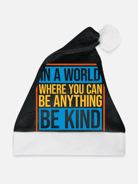 you can be kind - Weihnachtsmütze - Schwarz/Weiß