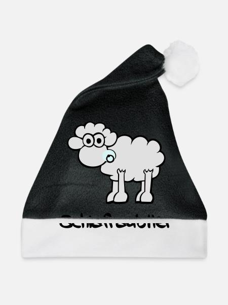 Schlafraubtier - Weihnachtsmütze - Schwarz/Weiß