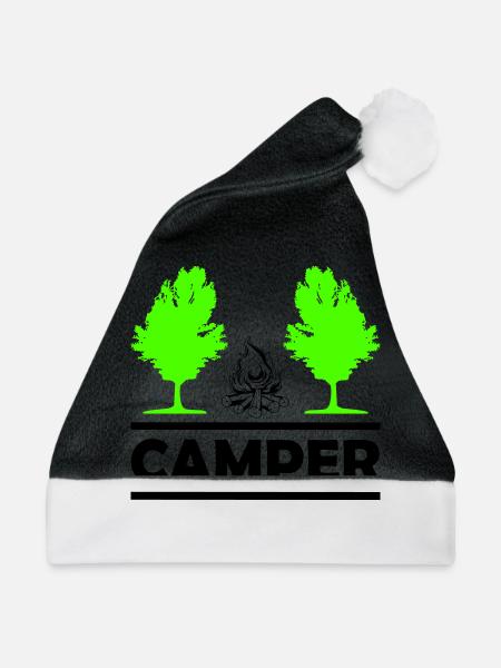 camper - Weihnachtsmütze - Schwarz/Weiß