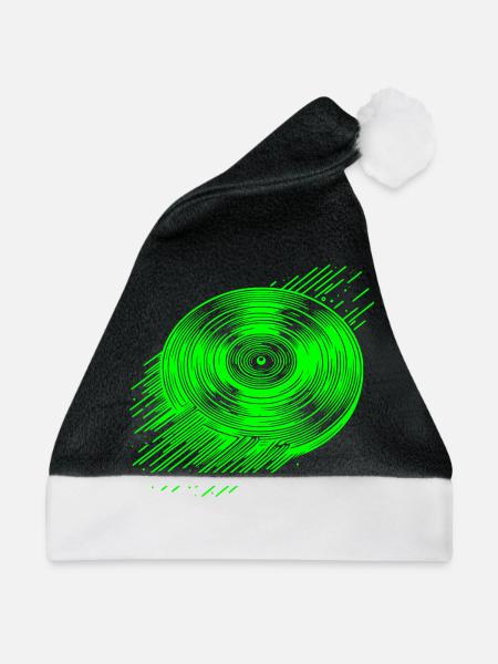 LP Vinyl - Weihnachtsmütze - Schwarz/Weiß