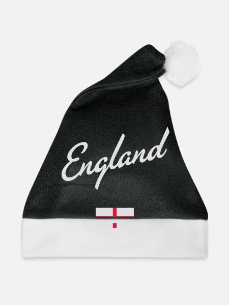 England - Weihnachtsmütze - Schwarz/Weiß