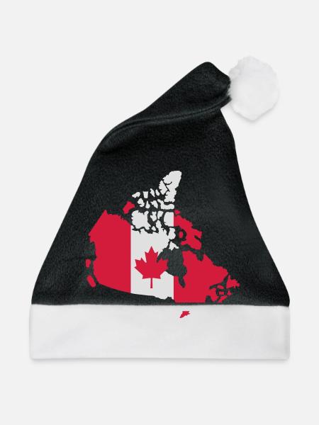Kanada - Weihnachtsmütze - Schwarz/Weiß