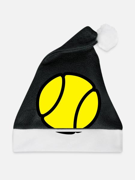 Tennisball - Weihnachtsmütze - Schwarz/Weiß