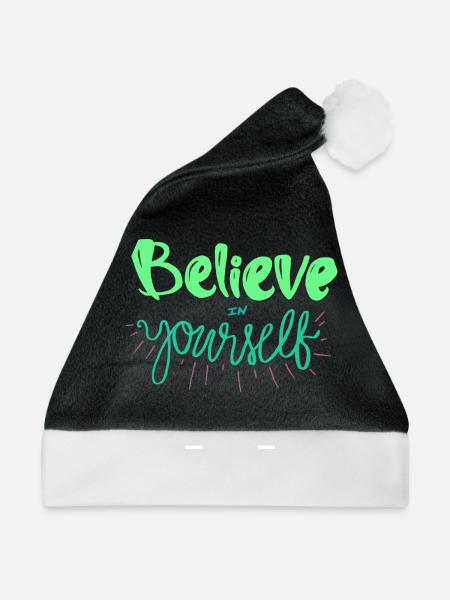 Motivation - Weihnachtsmütze - Schwarz/Weiß