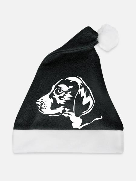 Hamiltonstövare Kopf "Black Edition" - Weihnachtsmütze - Schwarz/Weiß