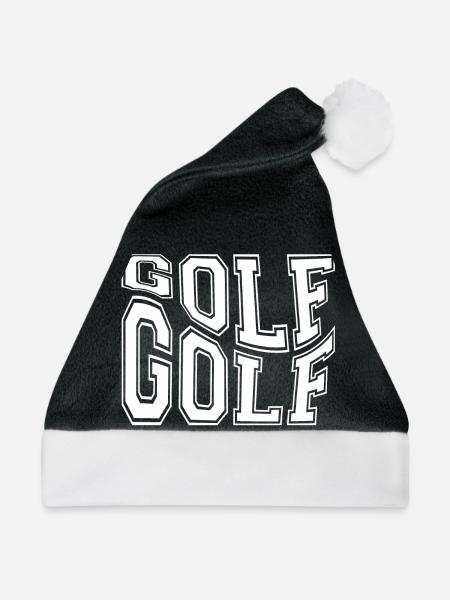 Golf, Fangolf, Golfsport - Weihnachtsmütze - Schwarz/Weiß