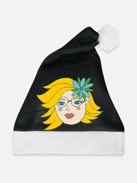 summer girl - Weihnachtsmütze - Schwarz/Weiß