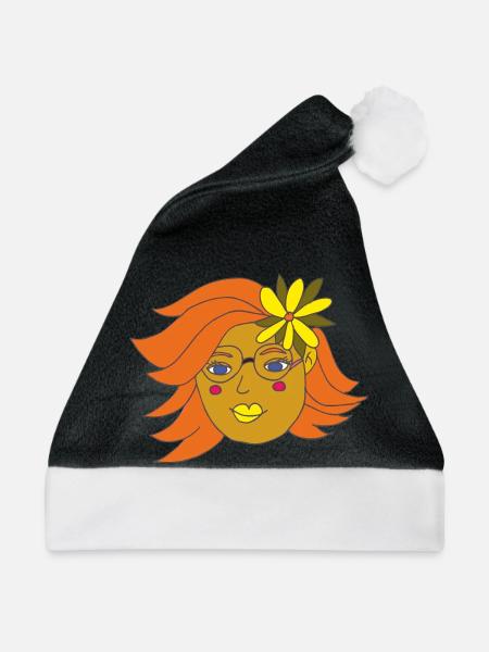 girl in summer - Weihnachtsmütze - Schwarz/Weiß