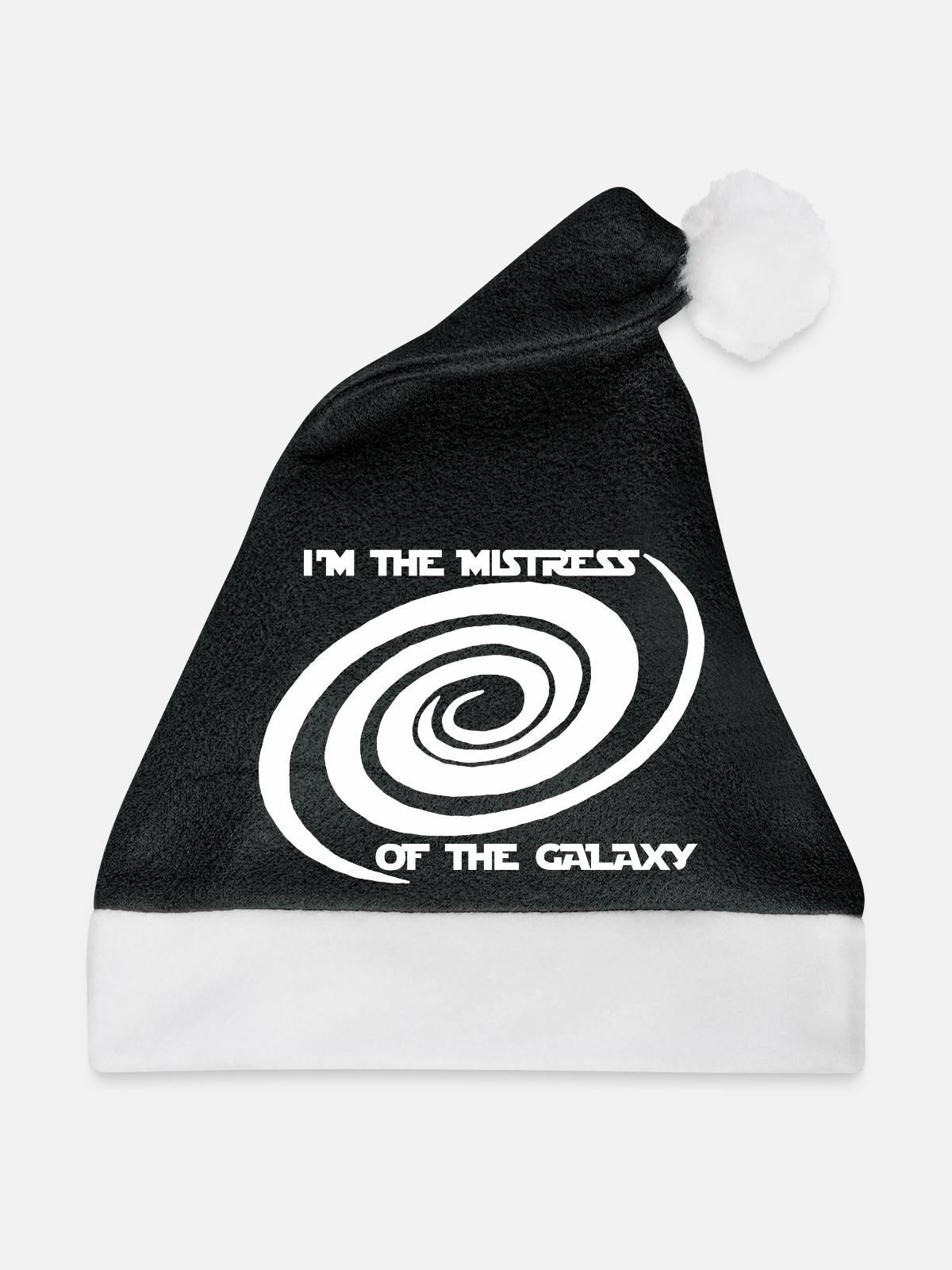 Herrin der Galaxis - Weihnachtsmütze - Schwarz/Weiß - Vorne