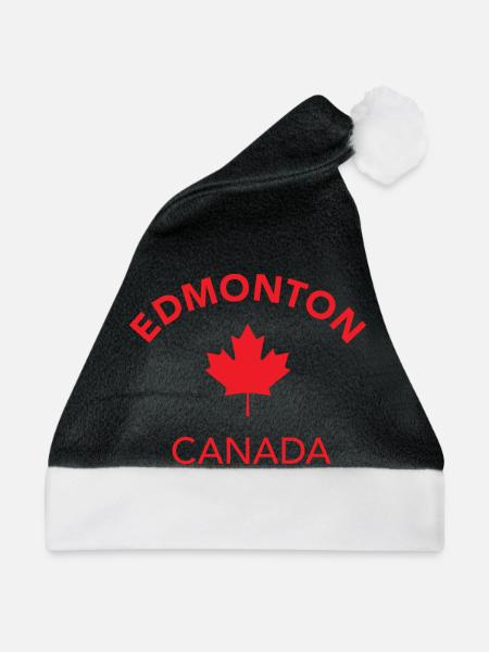 EDMONTON CANADA - Weihnachtsmütze - Schwarz/Weiß