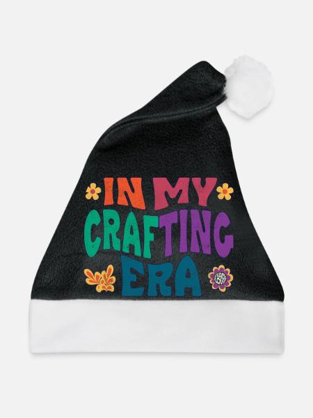 In my crafting era - Weihnachtsmütze - Schwarz/Weiß