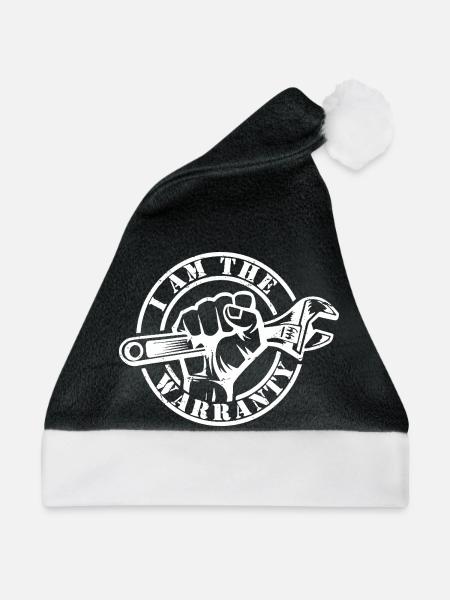 Ich bin die Garantie - Weihnachtsmütze - Schwarz/Weiß