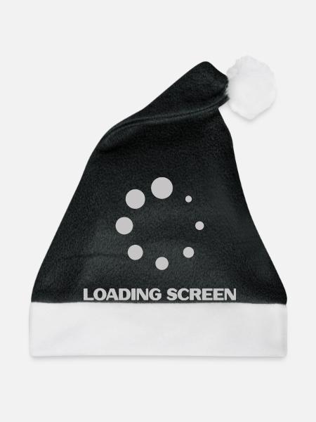 LOADING SCREEN - Weihnachtsmütze - Schwarz/Weiß