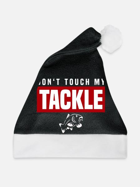 Don't Touch My Tackle - Weihnachtsmütze - Schwarz/Weiß - Vorne