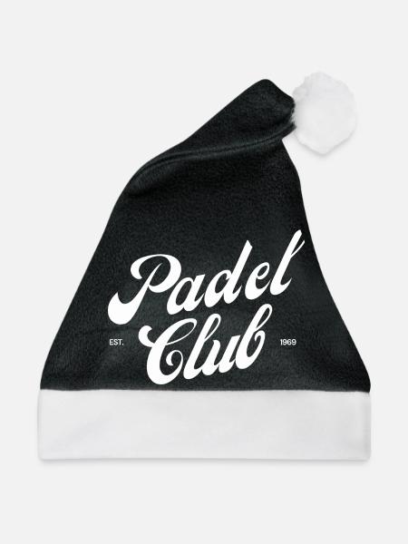 Padel Club - Weihnachtsmütze - Schwarz/Weiß