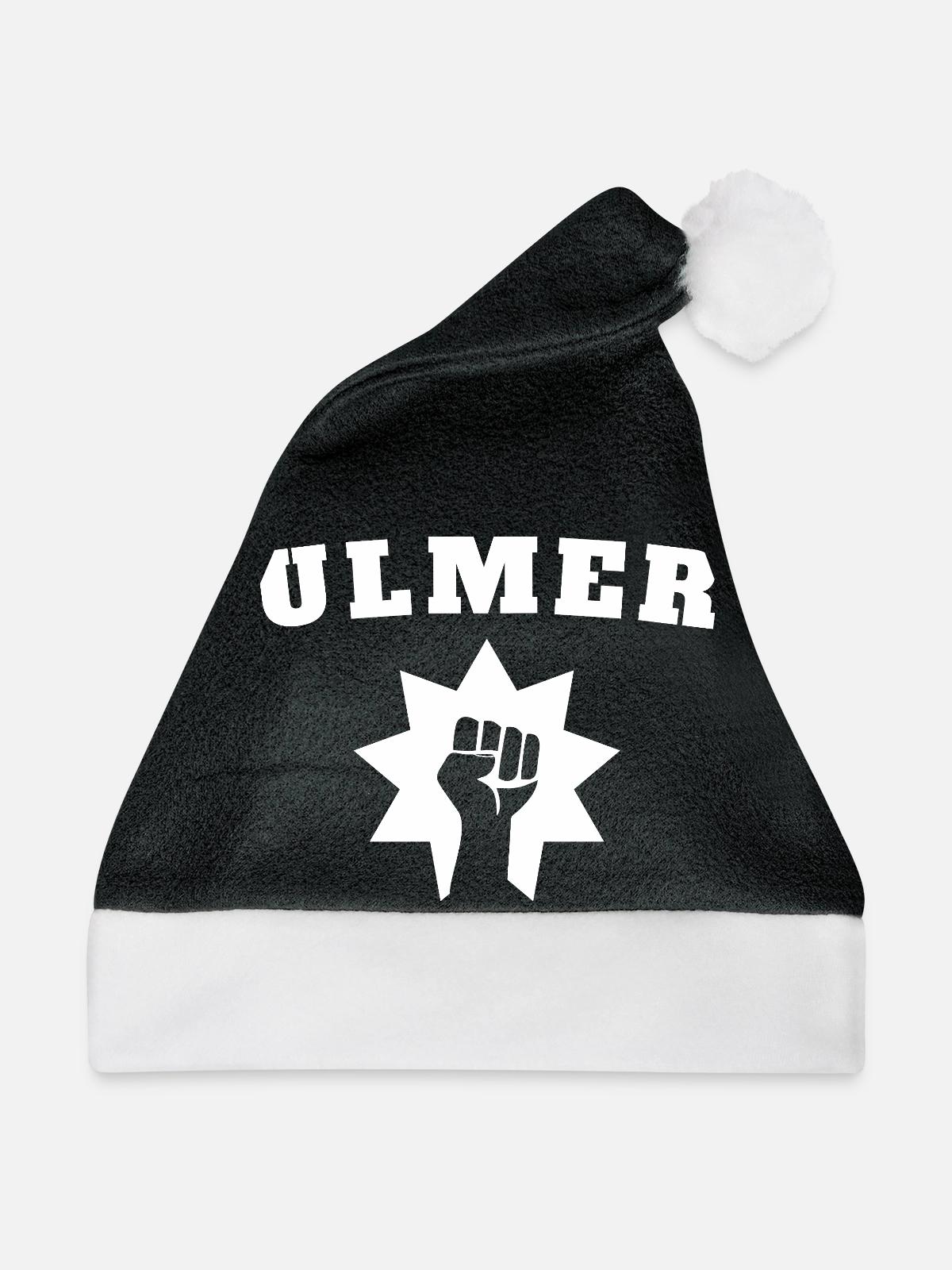 Ulmer - Weihnachtsmütze - Schwarz/Weiß - Vorne