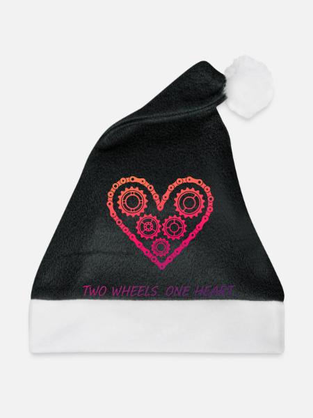Gear-Herz-Schaltung - Weihnachtsmütze - Schwarz/Weiß