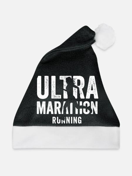 Ultra-Marathon-Lauf - Weihnachtsmütze - Schwarz/Weiß