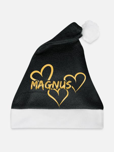 Magnus - Weihnachtsmütze - Schwarz/Weiß