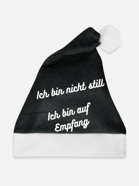 Heimatliebe Nord - Weihnachtsmütze - Schwarz/Weiß