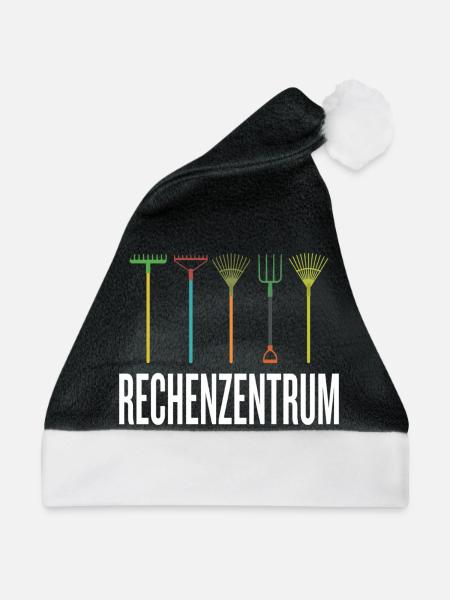 Leiter vom Rechenzentrum Gärtner Gärtnerin Garten - Weihnachtsmütze - Schwarz/Weiß