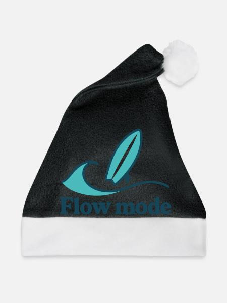 Flow Mode - Weihnachtsmütze - Schwarz/Weiß