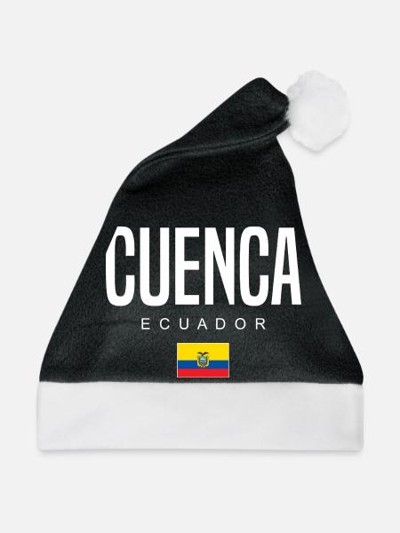 Cuenca Ecuador Ecuadorianer - Weihnachtsmütze - Schwarz/Weiß