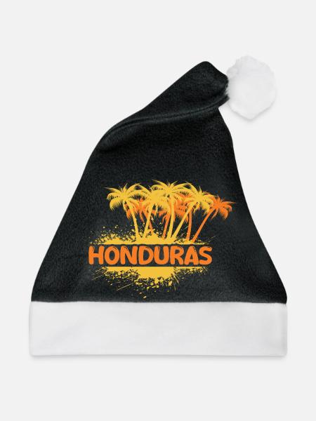 Geschenk für Honduras - Weihnachtsmütze - Schwarz/Weiß
