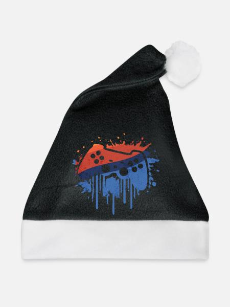 Gaming retro - Weihnachtsmütze - Schwarz/Weiß