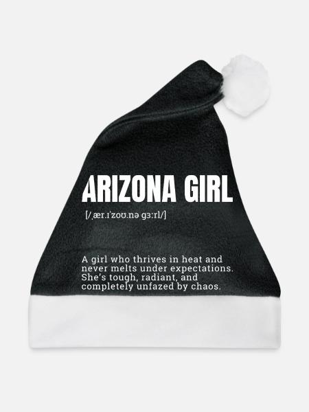 Arizona Hitzeheldin - Weihnachtsmütze - Schwarz/Weiß