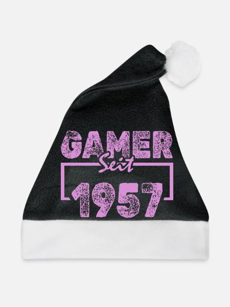 Spielen 1957 - Weihnachtsmütze - Schwarz/Weiß