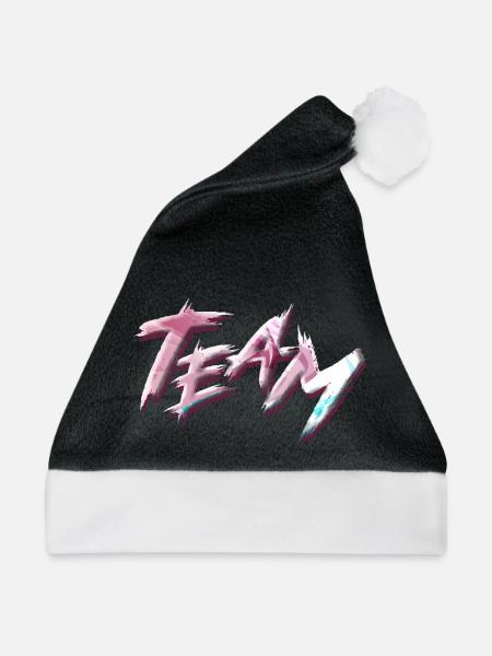 Team - Weihnachtsmütze - Schwarz/Weiß