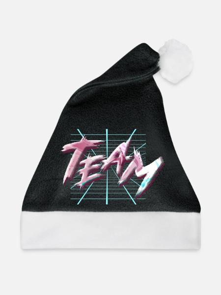 Team - Weihnachtsmütze - Schwarz/Weiß