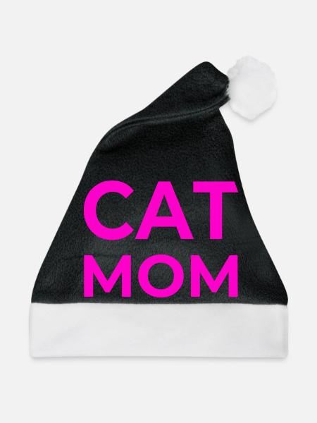 Katzen - Weihnachtsmütze - Schwarz/Weiß