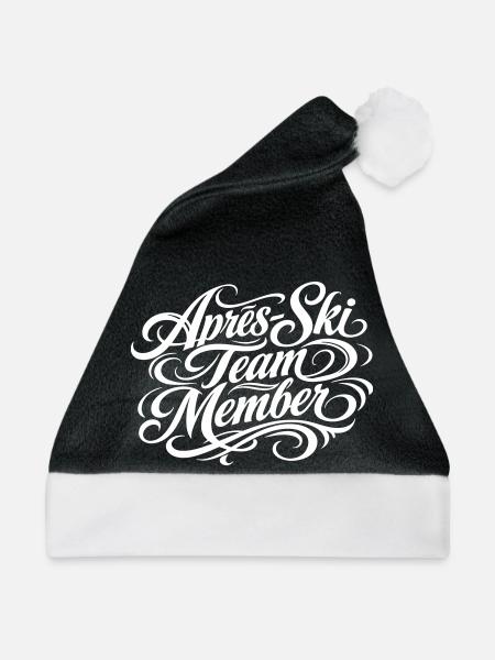 Apres Ski Team - Weihnachtsmütze - Schwarz/Weiß