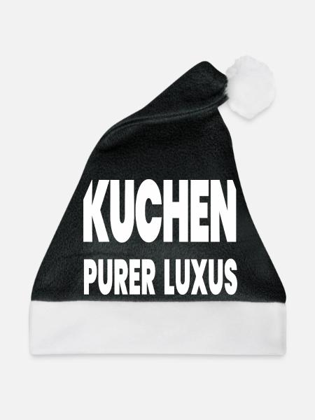 Kuchen - Weihnachtsmütze - Schwarz/Weiß
