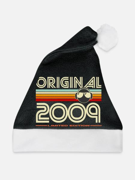 Originale Retro-Edition 2009 - Weihnachtsmütze - Schwarz/Weiß